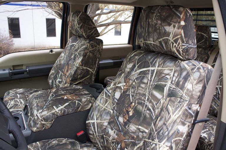 thumbnail image 2 of Designcovers Duck Hunt Camo Bench Seat Covers For 2001-2004 Toyota Tacoma - With Console Cover 2 of 6