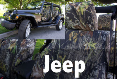 Depend on Covers and Camo for the perfect fit Jeep seat covers