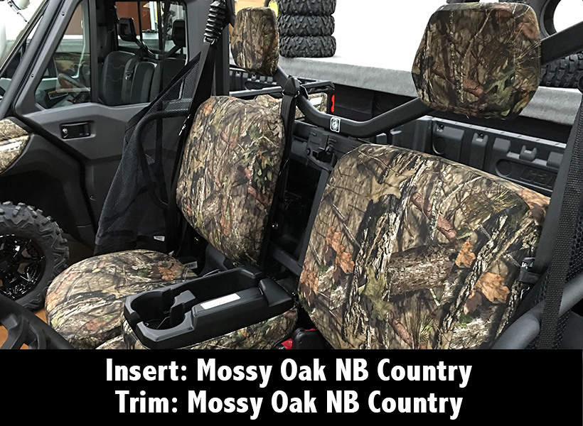 Can Am Defender camo seat cover