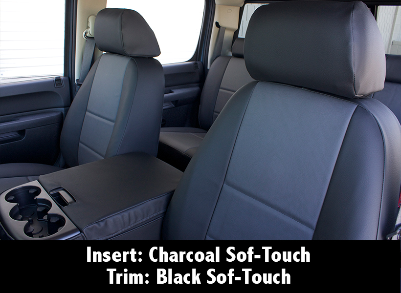 Black Charcoal Sof-Touch Seat Covers