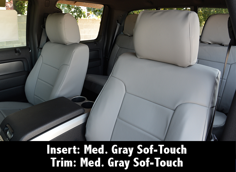 Med Gray Sof-Touch Seat Covers