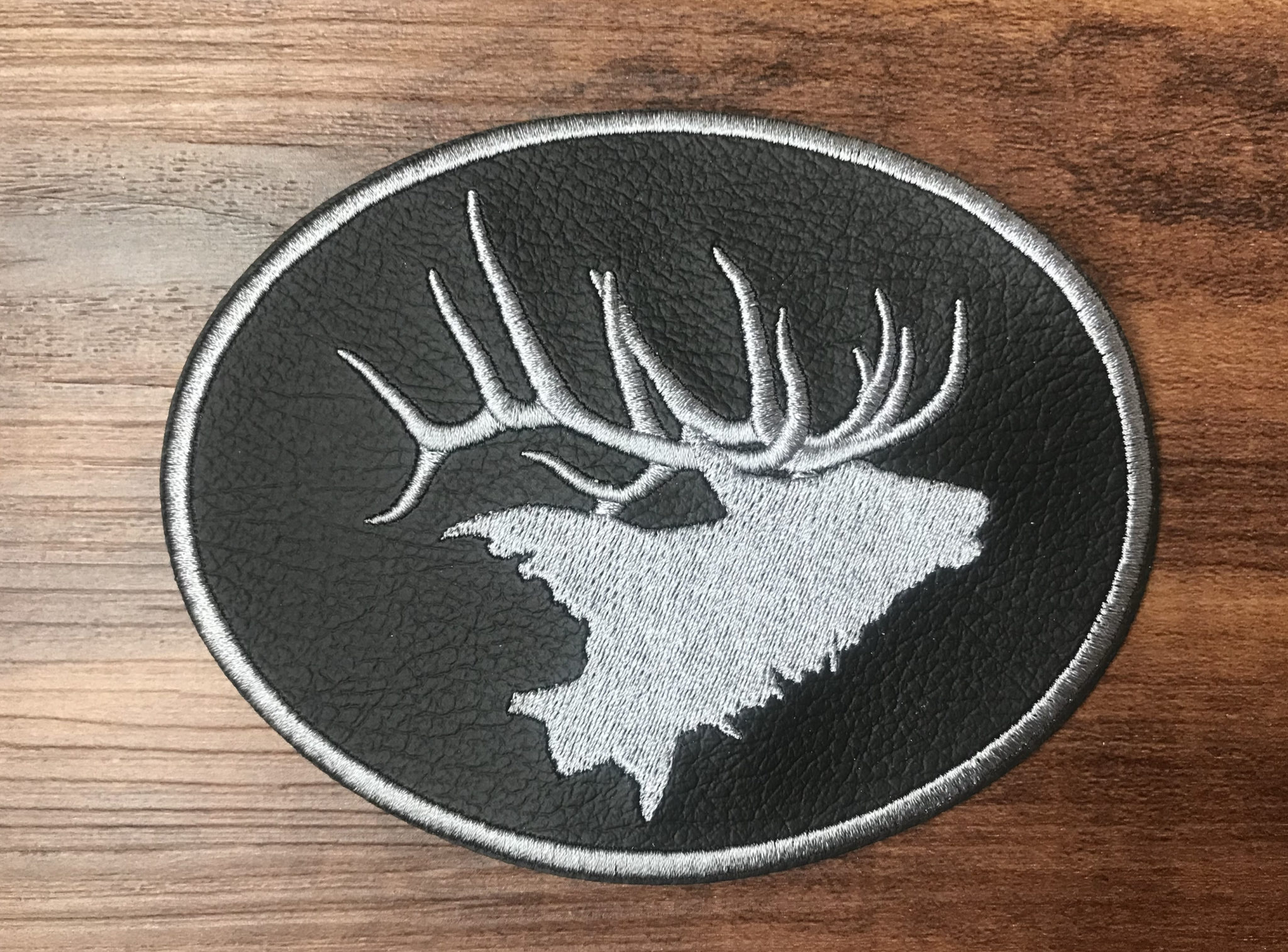 Elk Oval Seat Cover Logo