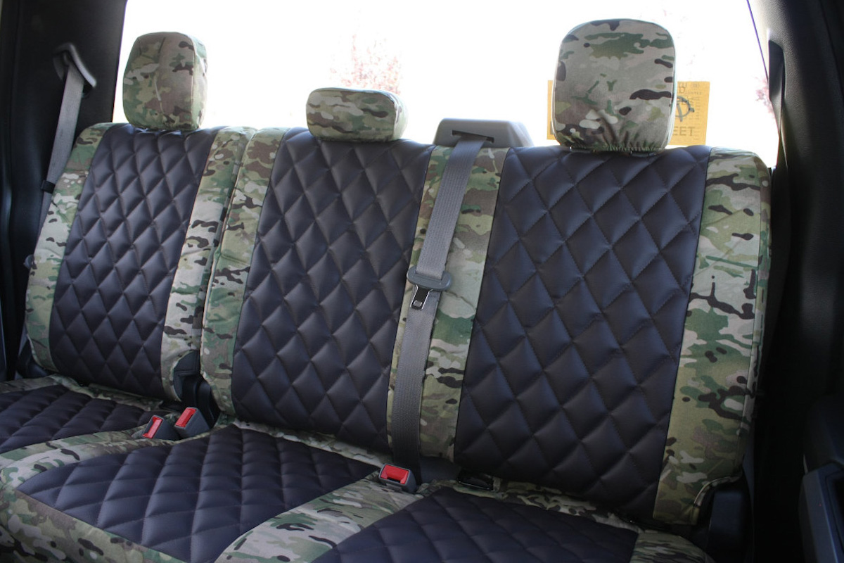 SSC3452CAMB Duck Weave Break-Up Country Covercraft Carhartt Mossy Oak Camo SeatSaver Front Row Custom Fit Seat Cover for Select Ford F-250 Super Duty/F-350 Super Duty Models 