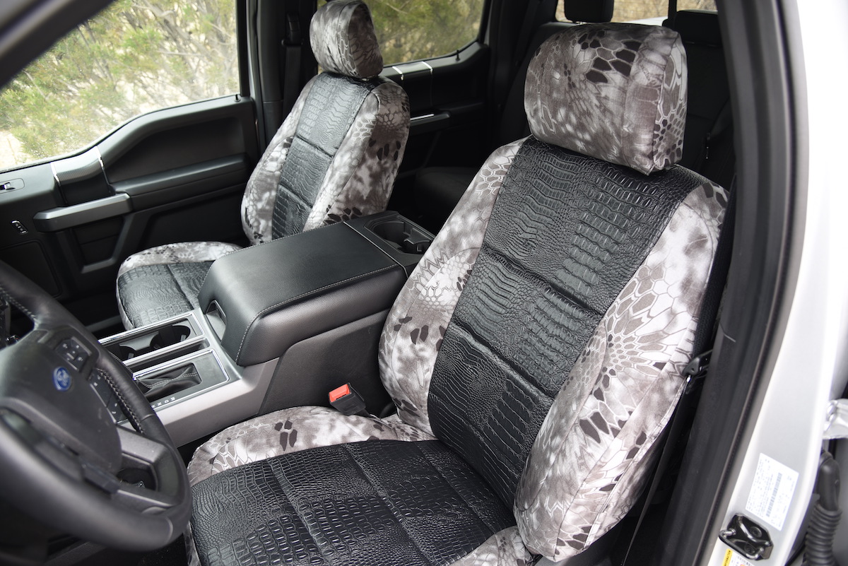 VDC3Z-2663812-D Desert Camouflage Rear Seat Cover with Armrest Ford Genuine 