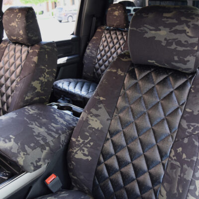 Multicam Black Seat Covers