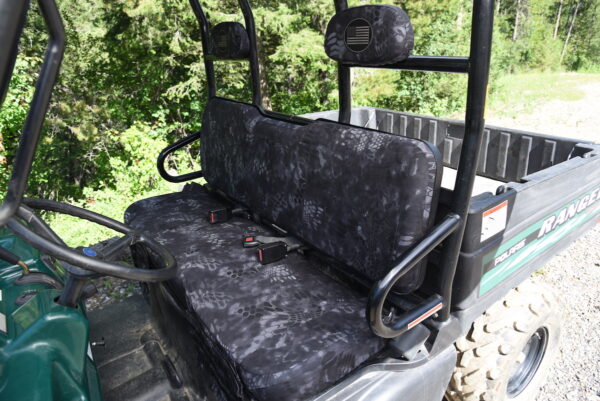 2002 Polaris Ranger Kryptek Typhon American Flag Logos Black
