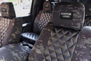 2021 Chevy Silverado 1500 MultiCam Black with custom logo | Covers and Camo