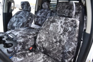 2017 RAM 3500 seat covers in Kryptek Raid camouflage
