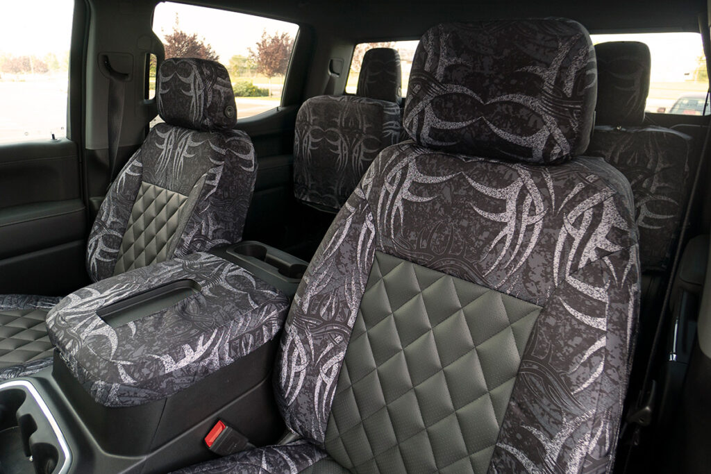 2021 Chevy Silverado 1500 Charcoal Gray Perf SofTouch Goldberg Jackhammer Black4 | Covers and Camo