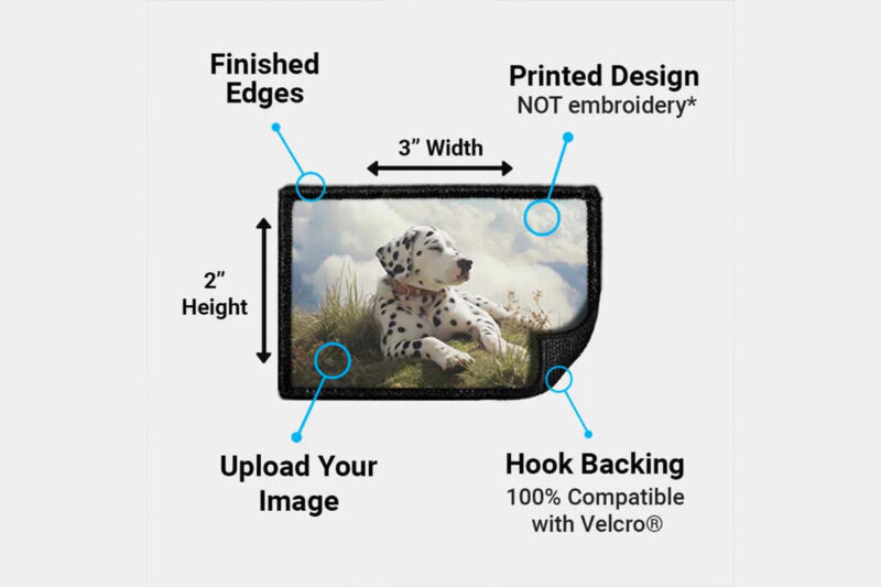 Custom Logo Patches (Set of 6)