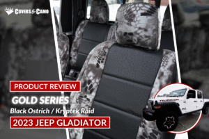 2023 Jeep Gladiator - Insert_ Black Ostrich - Trim_ Kryptek Raid - Camo - Gold Series