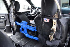 Flex OPS Package 2022 RAM 2500 Brown Ostrich Diamond Stitch Black Ostrich