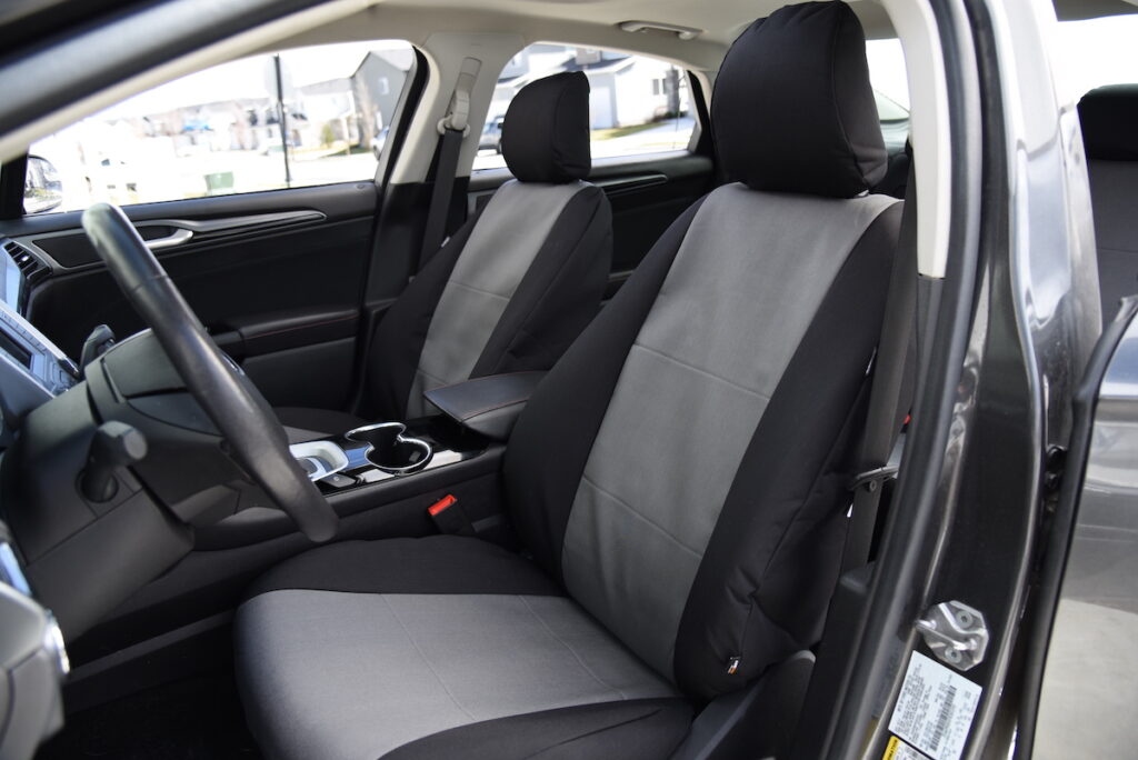 2015 Ford Fusion Gray Cordura Black Cordura4 | Covers and Camo