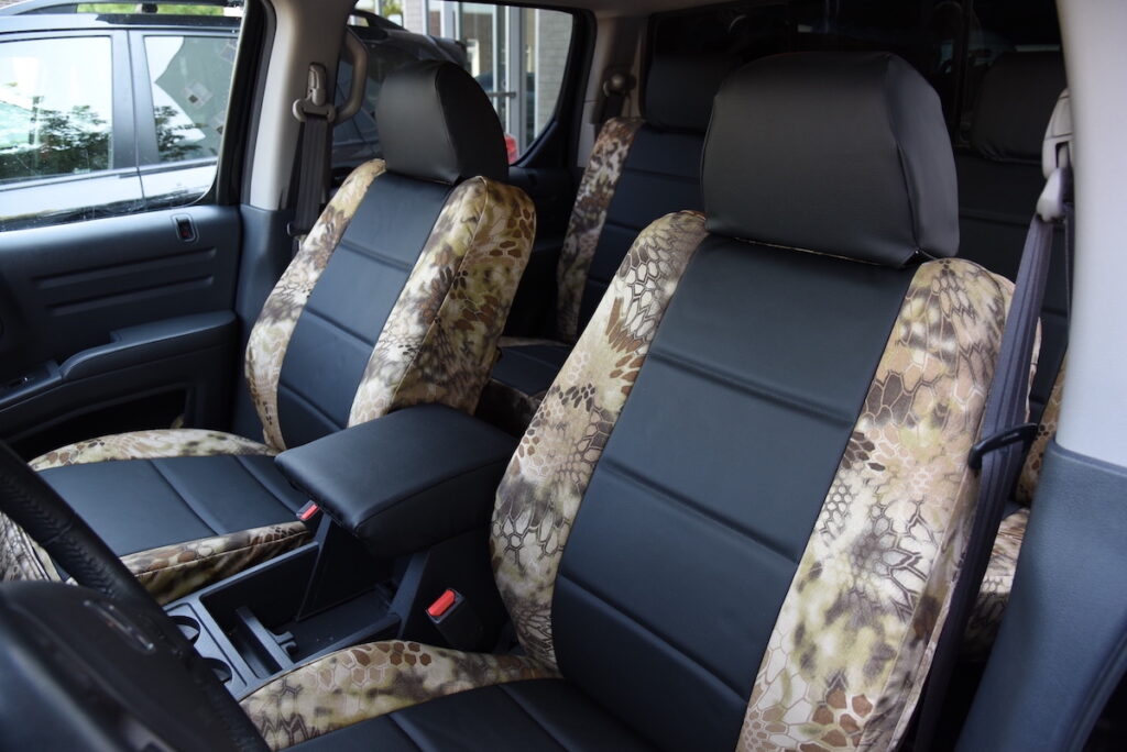 Front 2013 Honda Ridgeline Black SofTouch Kryptek Highlander | Covers and Camo