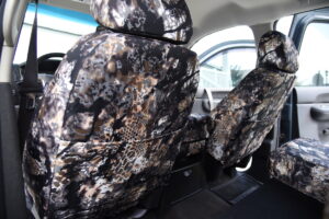 2013 Chevy Silverado 1500 front seat covers in Kryptek Skyfall camouflage