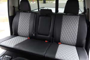 2022 RAM 1500


Insert: Light Gray Faux Leather Diamond Stitch
 Trim: Black Faux Leather

Product: Faux Leather - Silver Series