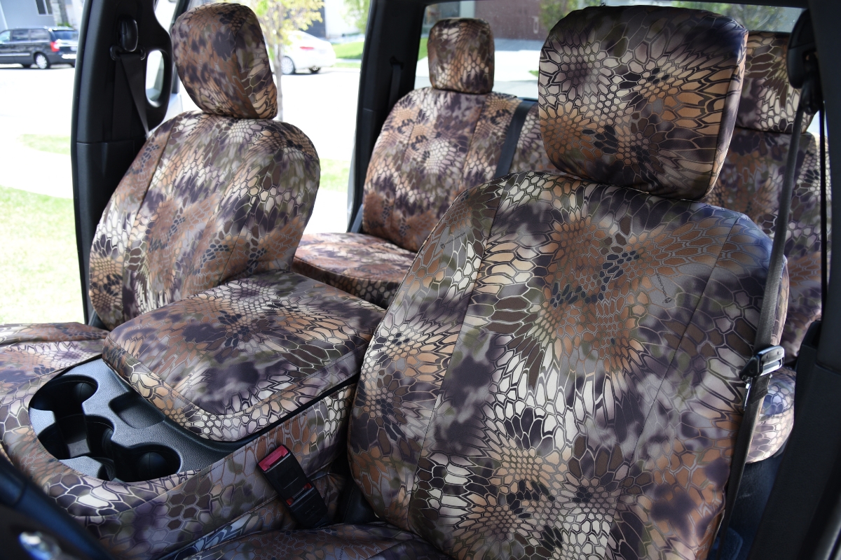 Kryptek Highlander Bronze Series seat covers