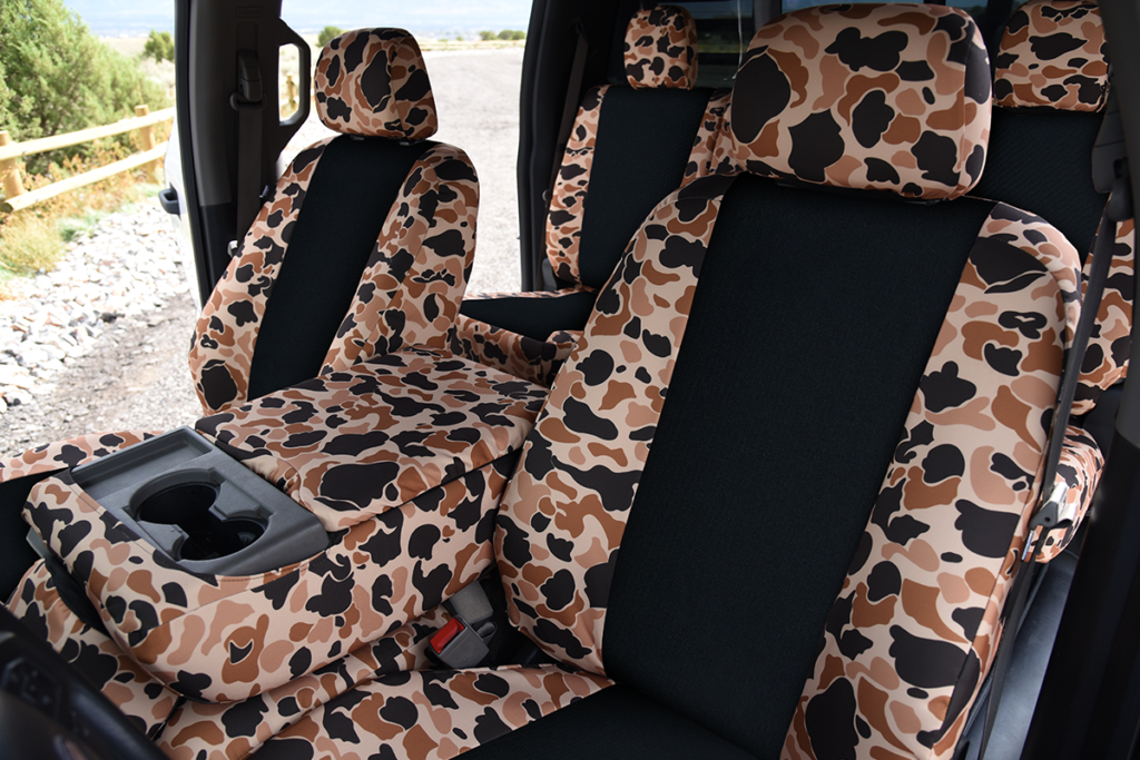 2018 Ford F 350 Duck Camo Black Canvas Bronze Series 01 | Covers and Camo