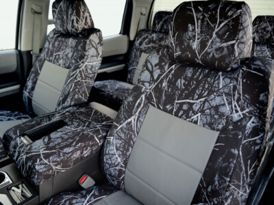 <b>
2016 Toyota Tundra
</b>
  <br>
 	Insert: Medium Gray Sof-Touch 
  </br>Trim: Sirphis Harvest Moon
<br> Product: Camo - Gold Series </br> | Covers and Camo