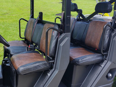<b>
2020 Polaris Ranger
</b>
  <br>
 	Insert: Java Croc E42 (Sim. Leather)
  </br>Trim: Midnight Croc E43 (Sim. Leather)
</br>Product: Exotic - Gold Series | Covers and Camo