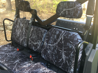 2021 Polaris Ranger rear bench seat covers in Sirphis Harvest Moon camouflage