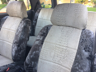 <b>
1997 Subaru Impreza
</b>
  <br>
         Insert: Bone Croc E41 (Sim. Leather)
  </br>Trim: Kryptek Raid C72 (Canvas)
<br> Product: Exotic - Gold Series </br> | Covers and Camo