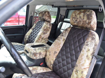 <b>
2012 Chevy Silverado 1500
</b>
  <br>
         Insert: Brown Sof-Touch S04 Diamond (Sim. Leather)  
  </br>Trim: Kryptek Highlander C70 (Canvas)
<br>Product: Camo - Gold Series </br> | Covers and Camo