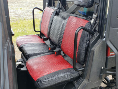 <b>
2019 Polaris Ranger
</b>
  <br>
 	Insert: Flame Croc E44 (Sim. Leather)
  </br>Trim: Midnight Croc E43 (Sim. Leather)
<br> Product: UTV </br> | Covers and Camo