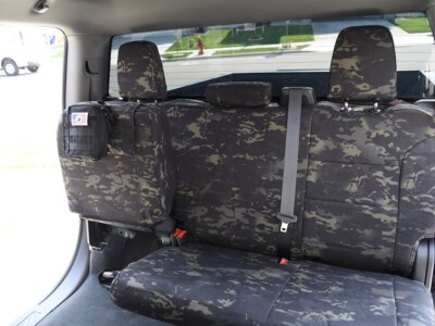<b>2021 Chevy Silverado 1500
</b><br>
Insert: MultiCam Black™ C80 (Canvas)
</br>Trim:  MultiCam Black™ C80 (Canvas)
<br> Product: Camo - Gold Series </br> | Covers and Camo