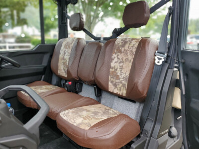 <b>
2023 Can-Am Defender
</b>
<br>
Insert: Kryptek Highlander C70 (Canvas)
</br>Trim: Brown Ostrich E04 (Sim. Leather)
<br> Product: UTV </br> | Covers and Camo