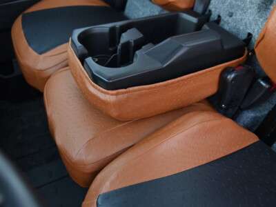 <b>
2023 Can-Am Defender
</b>
  <br>
         Insert: Black Ostrich E01 (Sim. Leather)
  </br>Trim: Saddle Ostrich E02 (Sim. Leather)
<br> Product: UTV </br> | Covers and Camo