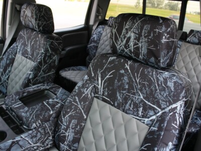 <b>
2018 Chevrolet Silverado 1500
</b>
  <br>
         Insert: Medium Gray Perf. Sof-Touch L14 Diamond (Sim. Leather)
  </br>Trim: Sirphis® Harvest Moon® C52 (Canvas)
<br>Product: Camo - Gold Series </br> | Covers and Camo
