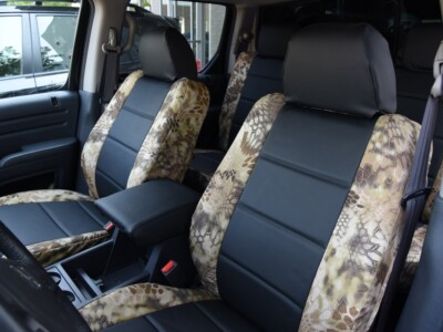 <b>
2013 Honda Ridgeline
</b>
  <br>
         Insert: Black Sof-Touch S01 (Sim. Leather)   
  </br>Trim: Kryptek® Highlander™ C70 (Canvas)
<br>Product: Camo - Gold Series </br> | Covers and Camo