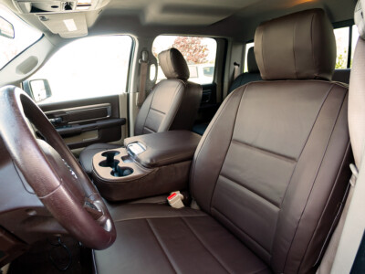 <b>
2018 RAM 2500
</b>
  <br>
         Insert: Brown Sof-Touch S04 (Sim. Leather)
  </br>Trim: Brown Sof-Touch S04 (Sim. Leather) 
<br>Product: Sim. Leather - Gold Series</br> Faux Leather Seat Covers