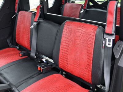 <b>
2019 Polaris Ranger
</b>
  <br>
         Insert: Flame Croc E44 (Sim. Leather)
  </br>Trim: Black Ostrich E01 (Sim. Leather)
<br> Product: UTV </br> | Covers and Camo