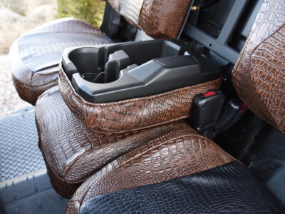 <b>
2021 Can-Am Defender
</b>
  <br>
 	Insert: Midnight Croc E43 (Sim. Leather)
  </br>Trim: Java Croc E42 (Sim. Leather)
<br> Product: UTV </br> | Covers and Camo