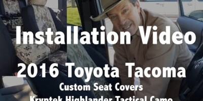 2016 Toyota Tacoma Seat Cover Installation: How to install seat covers on the 2016 Toyota Tacoma