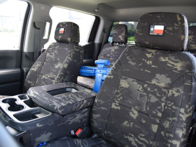 2021 Chevy Silverado 1500
</b>
<br>
Insert: MultiCam Black™ C80 (Canvas)
</br>Trim: MultiCam Black™ C80 (Canvas)
<br> Product: Camo - Gold Series </br> | Covers and Camo