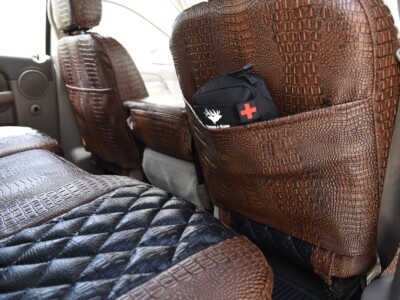 <b>
2009 RAM 2500 
</b>
<br>
Insert: Midnight Croc Diamond (Sim. Leather)
</br>Trim: Java Croc E42  (Sim. Leather)
</br> Product: Exotic- Gold Series | Covers and Camo