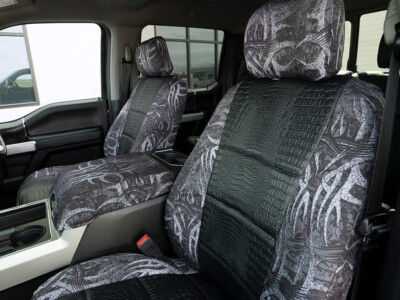 <b>
2020 Ford F-250
</b>
<br>
Insert: Midnight Croc E43 (Sim. Leather)
</br>Trim: Goldberg Jackhammer Black (C75)
<br> Product: Camo - Gold Series </br> | Covers and Camo