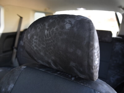 2008 Toyota FJ Cruiser headrest with Black HD1000 inserts and Kryptek Typhon trim