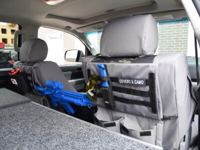<b>
2013 Toyota Sequioa
</b>
<br>
Insert: MultiCam Black C80 (Canvas)
</br> Trim: Charcoal Dura EZ-Care D26  (Canvas)
</br>Product: Camo - Gold Series | Covers and Camo