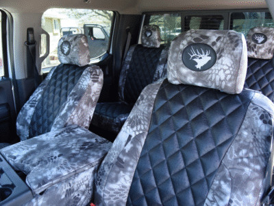 <b>
2018 Ford F-350
</b>
<br>
Insert: Black Ostrich E01 Diamond (Sim. Leather)
</br>Trim: Kryptek Raid C72 (Canvas)
</br>Product: Camo - Gold Series | Covers and Camo