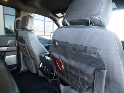 <b>
2021 Ford F-150
</b>
  <br>
         Insert: Black Carbon Fiber F01
  </br>Trim:  Black Sof-Touch S01
<br> Product: Sim. Leather - Gold Series </br> | Covers and Camo