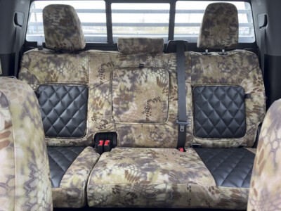 <b>
2023 Chevy Silverado 1500
</b>
  <br>
         Insert: Black Sof-Touch S01 Diamond (Sim. Leather)
  </br>Trim: Kryptek Highlander C70 (Canvas)
<br>Product: Camo - Gold Series </br> | Covers and Camo