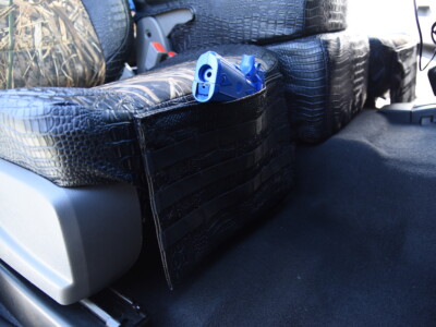 Midnight Croc MOLLE gun pocket attachment for GMC Sierra seat covers
