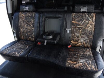 <b>2019 GMC Sierra 3500
</b><br>
Insert: Realtree Max-7 (Canvas)
</br>Trim: Midnight Croc (Sim. Leather)
<br>Product: Camo - Gold Series </br> | Covers and Camo