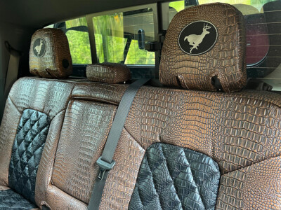 <b>
2024 GMC Canyon
</b>
  <br>
         Insert: Midnight Croc Diamond E43 (Sim. Leather)
  </br>Trim: Java Croc E42 (Sim. Leather)
<br> Product: Exotic - Gold Series </br> | Covers and Camo