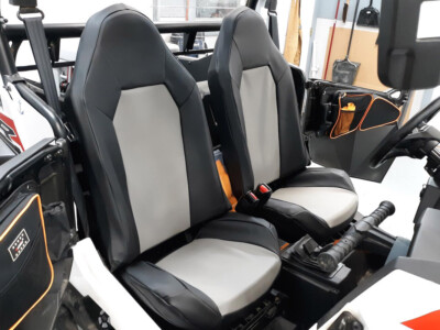 <b>
2020 Polaris RZR 900
</b>
  <br>
         Insert: Med. Gray Sof-Touch S14 (Sim. Leather)
  </br>Trim: Black Sof-Touch S01 (Sim. Leather) | Covers and Camo