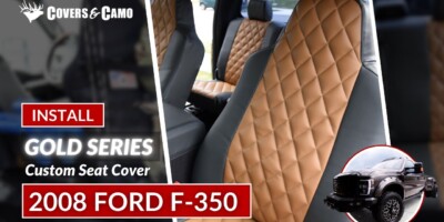 2008 Ford F350 Seat Cover Install